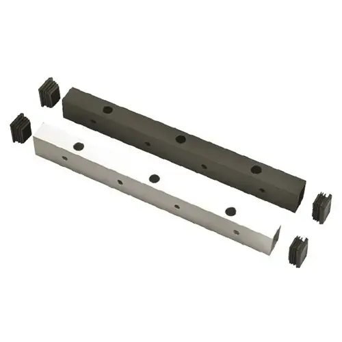 UHB Universal Header Bracket, Satin Aluminum Clear UHB Universal Header Bracket, Satin Aluminum Clear