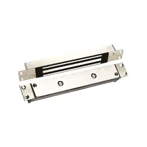 SAM 1200lbs Shear Aligning Magnalock, Satin Stainless Steel SAM 1200lbs Shear Aligning Magnalock, Satin Stainless Steel