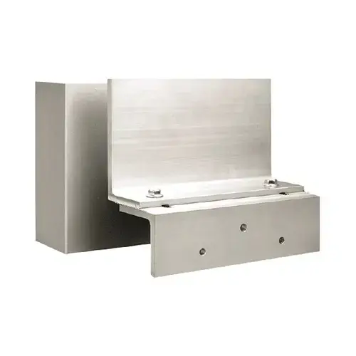 Z Bracket Kits - Adjustable, Satin Stainless Steel Z Bracket Kits - Adjustable, Satin Stainless Steel