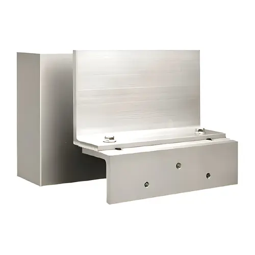 Z Bracket Kits - Adjustable, Satin Stainless Steel Z Bracket Kits - Adjustable, Satin Stainless Steel