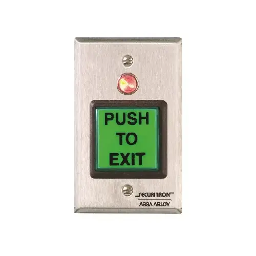 Series Push Button Satin Stainless Steel Series Push Button Satin Stainless Steel