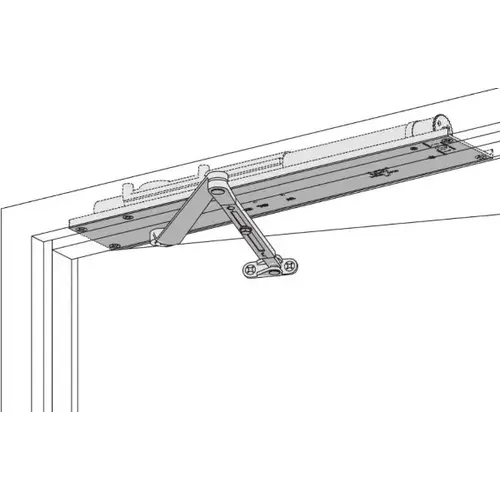 5035 HOLD-OPEN LH ALUM OHC CLOSER, SIZE 5 5035 HOLD-OPEN LH ALUM OHC CLOSER, SIZE 5