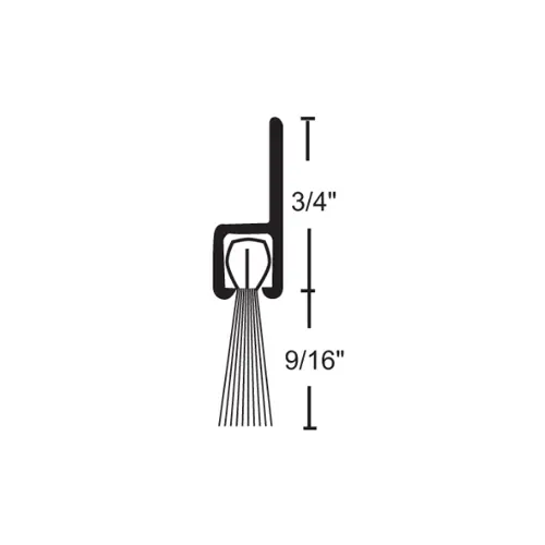 National Guard Products DOOR SWEEP 36 INCHES DARK BRONZE C607DKB 36 National Guard Products DOOR SWEEP 36 INCHES DARK BRONZE C607DKB 36