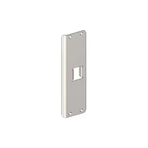 Adams Rite 4304-630 Surface Mount Deadlatch Strike Satin Stainless Steel Finish