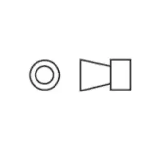 Rockwood SP1027 1/4" 20 Cone Head Union Mounting