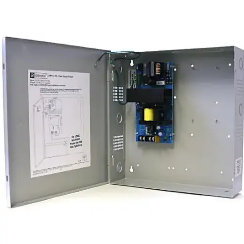 Power Supply/Charger, 115VAC 60Hz at 1.45A Input, Single 24VDC Output at 10A, Grey Enclosure