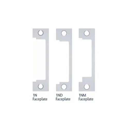 Faceplate 4-7/8" x 1-1/4", Mortise with Deadbolt, Metal Frame, 1600 Series, 630/US32D Stainless Steel Faceplate 4-7/8" x 1-1/4", Mortise with Deadbolt, Metal Frame, 1600 Series, 630/US32D Stainless Steel