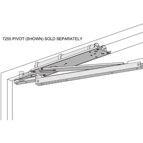 6031xBUMPER BLACK OHC CLOSER CTR HUNG DBL ACTING 6031xBUMPER BLACK OHC CLOSER CTR HUNG DBL ACTING