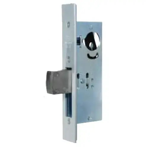ANSI Size MS Deadlock Flat Faceplate 1-1/2" Hook Bolt Satin Aluminum Finish ANSI Size MS Deadlock Flat Faceplate 1-1/2" Hook Bolt Satin Aluminum Finish