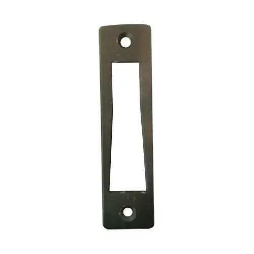 MS Deadlock Trim Strike, Flat, Round Corners, Standard MS Locks w/1-3/8" Bolt Throw, Dark Bronze