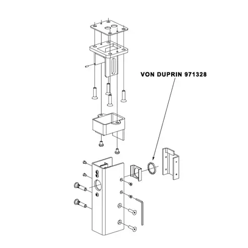 Keyed Removable Mullion Cylinder Locking Washer Keyed Removable Mullion Cylinder Locking Washer