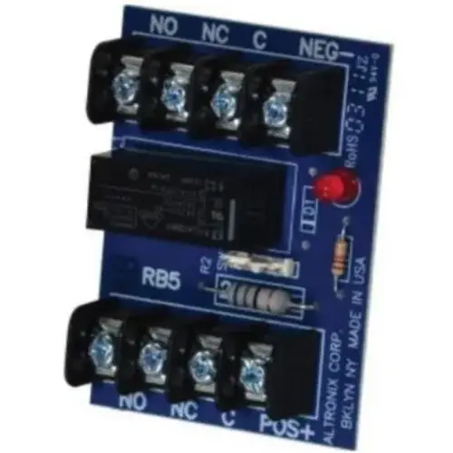 Relay Module with 6/12VDC, DPDT Contacts at 5A - 220VAC/28VDC