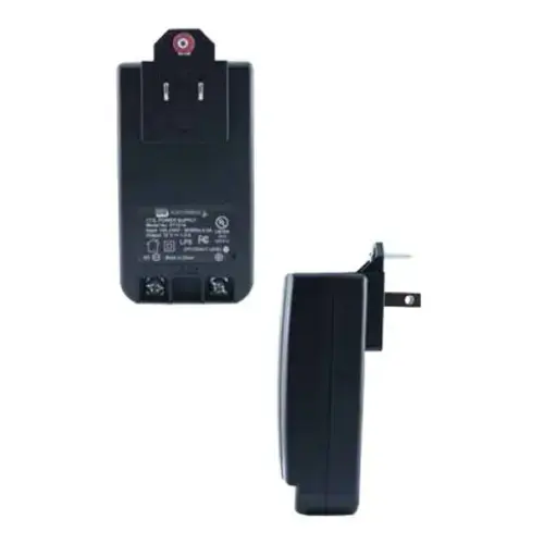 DC Regulated Power Supply, 1 Amp 12VDC Regulated Plug-In Power Supply, LED Power Status Indicator, Thermal Overload Protection, UL Listed Class 2, Screw Terminals DC Regulated Power Supply, 1 Amp 12VDC Regulated Plug-In Power Supply, LED Power Status Indicator, Thermal Overload Protection, UL Listed Class 2, Screw Terminals