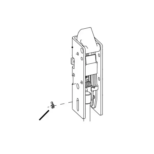 Latch Link Pin Retaining Ring for 98/9947, 98/9948 Latch Link Pin Retaining Ring for 98/9947, 98/9948