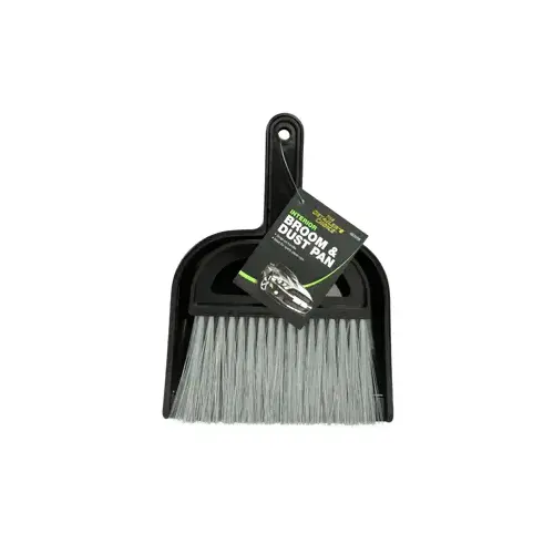 Broom & Dust Pan, 6 x 7-In.
