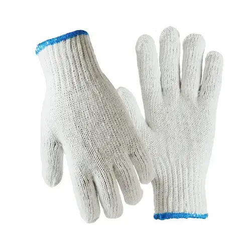 String Knit Work Gloves, Ambidextrous, Men's L String Knit Work Gloves, Ambidextrous, Men's L