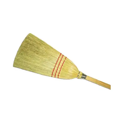 Pro Lobby Corn Bristles Broom, 30 In. Handle