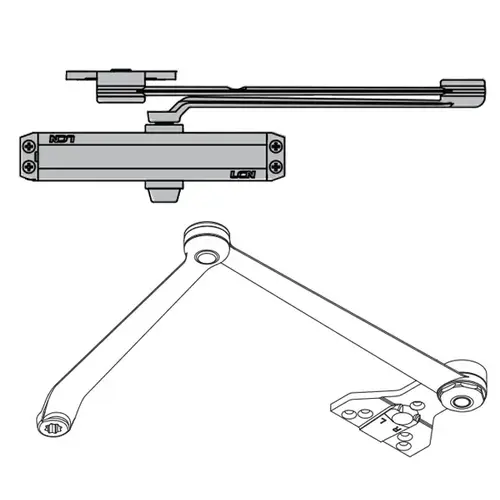 1250 EXTRA DUTY ARM DKBRZ CLOSER, SIZE 1-5 TBSRT 1250 EXTRA DUTY ARM DKBRZ CLOSER, SIZE 1-5 TBSRT