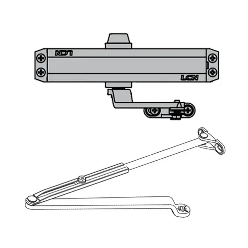 1250 LONG ARM DKBRZ CLOSER, SIZE 1-5 TBSRT 1250 LONG ARM DKBRZ CLOSER, SIZE 1-5 TBSRT