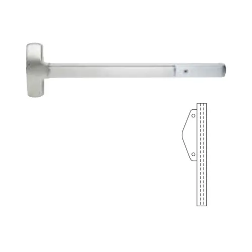 Falcon MEL-25-C-EO 4x8 US32D CVR Satin Stainless Steel MEL25CE432D