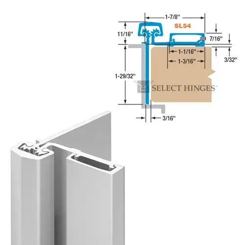 SL54CLHD 85" ALUM CONT/HINGE SL54CLHD 85" ALUM CONT/HINGE