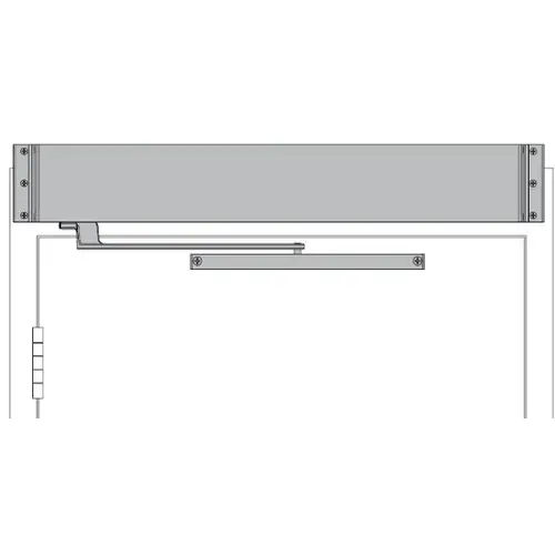 9531 STD LH ANCLR 36" HEADER PULL SIDE MNT,SINGLE SR. SWING 9531 STD LH ANCLR 36" HEADER PULL SIDE MNT,SINGLE SR. SWING