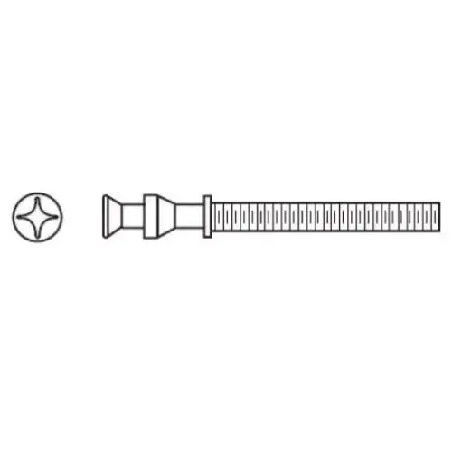 1/4-20 X 2-1/4" DBL CONE HEAD 1/4-20 X 2-1/4" DBL CONE HEAD