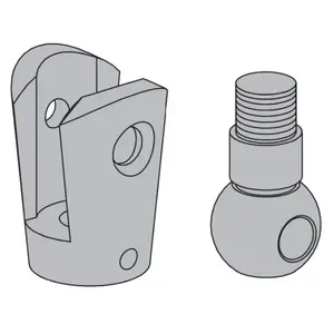 LCN SEM7810-514 ALUM SEM BALL PIVOT/CONNECTION LINK