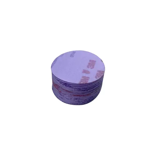 260L Series Abrasive Disc, 3 in Dia, P800 Grit, Hook and Loop, Purple 260L Series Abrasive Disc, 3 in Dia, P800 Grit, Hook and Loop, Purple