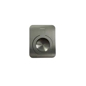 Omnia 9588/60.15 2-3/8" Square Drop Ring with Round Corners Satin Nickel Finish