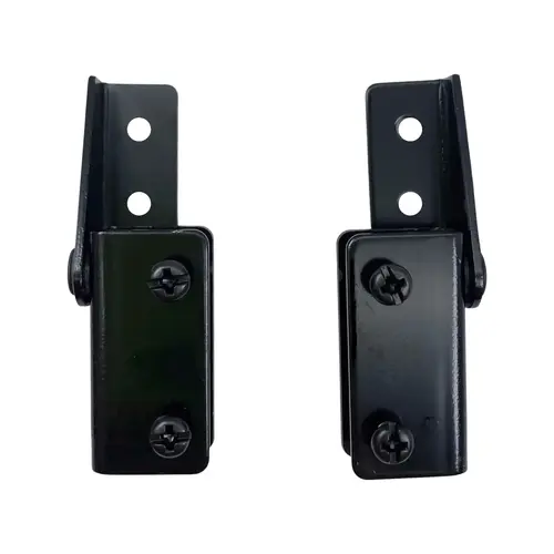 Black Recess Mount Glass Door Hinge Pair Black Recess Mount Glass Door Hinge Pair