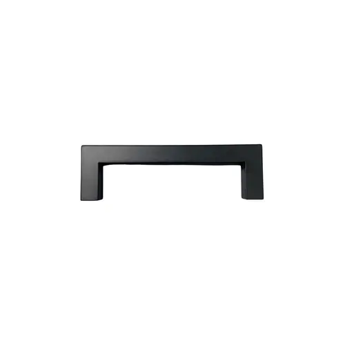 Warwick 4" Center to Center Cabinet Pull Flat Black Finish Warwick 4" Center to Center Cabinet Pull Flat Black Finish