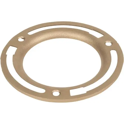 Replacement Closet Flange Ring, 4 in Connection, Brass, For: 4 in Closet Flanges Replacement Closet Flange Ring, 4 in Connection, Brass, For: 4 in Closet Flanges