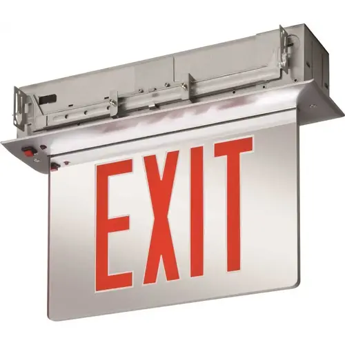 EDGR 120/277 Volt Backup Battery Integrated LED Aluminum Exit Sign Color/Finish Family EDGR 120/277 Volt Backup Battery Integrated LED Aluminum Exit Sign Color/Finish Family