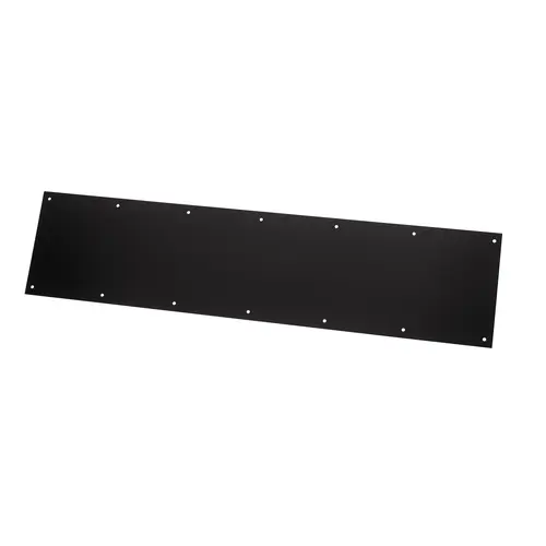 8" x 34" .050 Kick Plate - Black Suede Powdercoat BSP