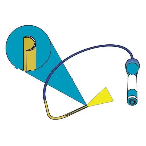 MOONLIGHT, ATTACHES TO MAGLITE MOONLIGHT, ATTACHES TO MAGLITE FITS INTO 1/4" OPENING FOR VIEWNG INSIDE DRILLED HOLE FIBER-OPTIC