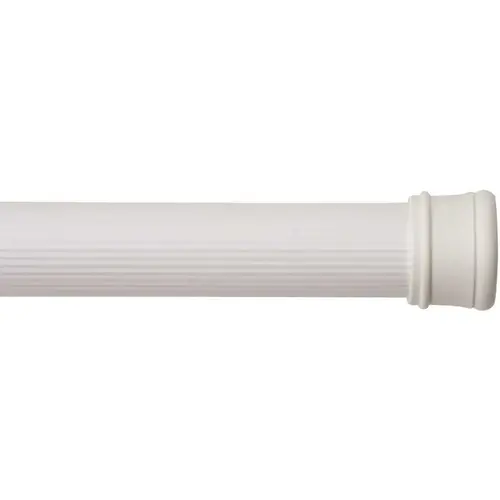 42 in. - 72 in. No Tools Spring Tension Utility Rod in White 42 in. - 72 in. No Tools Spring Tension Utility Rod in White