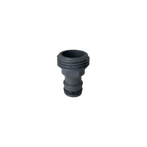 Hose Accessory Connector 5/8 & 1/2" Nylon/ABS Threaded Male Hose Accessory Connector 5/8 & 1/2" Nylon/ABS Threaded Male