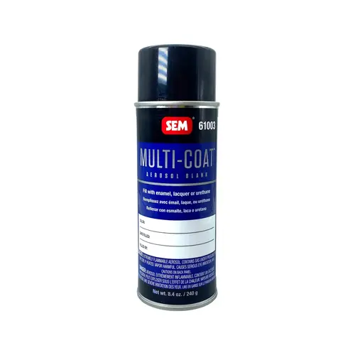 Aerosol Blank, 16 oz, Use With: Enamel, Lacquer, Vinyl Resin Aerosol Blank, 16 oz, Use With: Enamel, Lacquer, Vinyl Resin