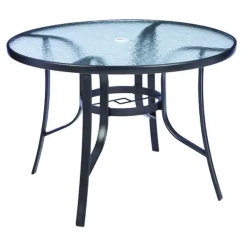 Dining Table Fairview Black Round Glass Black Dining Table Fairview Black Round Glass Black