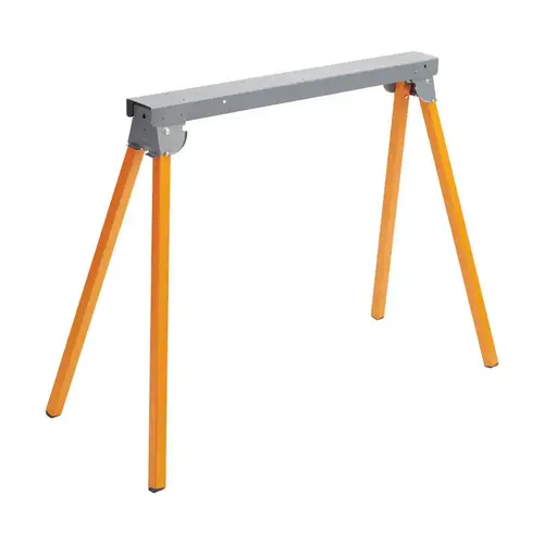 Folding Sawhorse 33" H X 36" W X 3.5" D 500 lb. cap. Orange