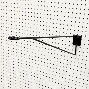 Ace ACE-CSH19 Pegboard Strip Hanger 19" L Black Accessory Metal Black