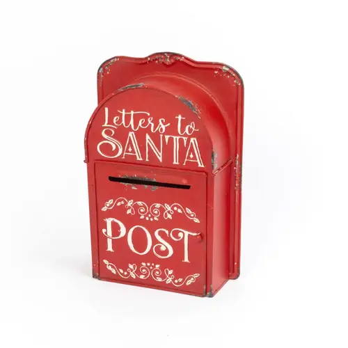 Indoor Christmas Decor Red Santa Mailbox Red Indoor Christmas Decor Red Santa Mailbox Red