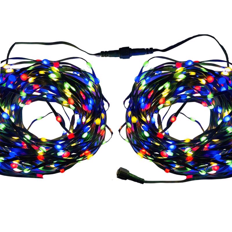 Celebrations RBC200WWMU2A Christmas Lights Gold LED Micro Multicolored 200 ct String 33 ft.
