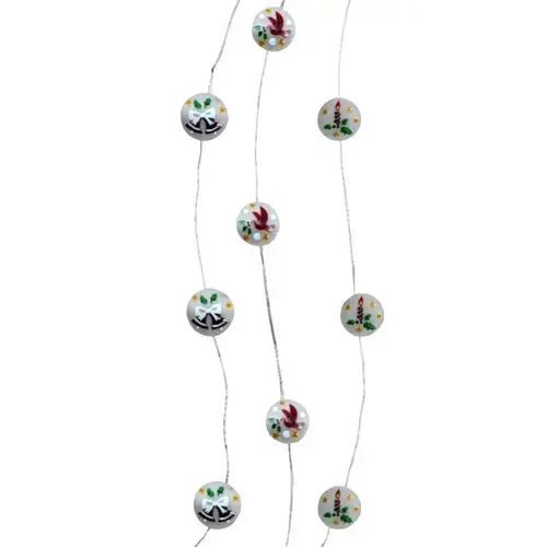 Christmas Lights LED Micro Dot/Fairy Clear/Warm White 20 ct Novelty 6.2 ft.