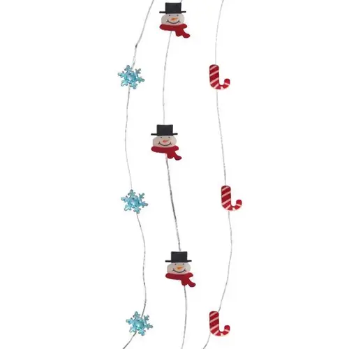 Christmas Lights LED Micro Dot/Fairy Clear/Warm White 20 ct Novelty 6.2 ft.