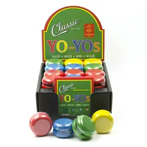 Aero-Motion YO0100-XCP48 Yo-Yo Wood Assorted 1 pc Assorted - pack of 48