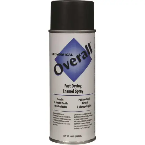 10 oz. Flat Black Overall Spray Paint 10 oz. Flat Black Overall Spray Paint