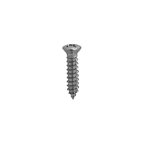 PHILLIPS OVAL HD TAP SCREW #8 X 3/4 CHROME #6 HD