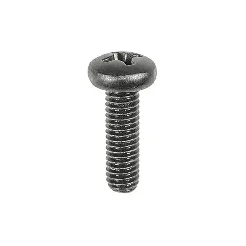 PHIL PAN HD LIC. PLATE SCREW BLACK M6-1.0 X 20MM PHIL PAN HD LIC. PLATE SCREW BLACK M6-1.0 X 20MM